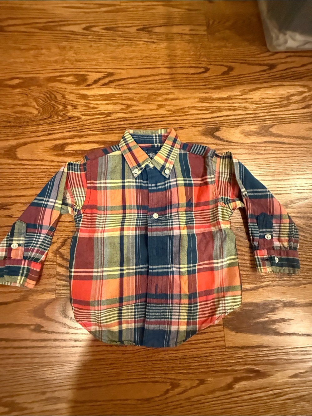 Ralph Lauren Toddler Plaid Button Down